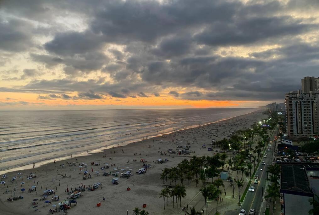 Apto 11O Vista Total Para O Mar Praia Grande  Exteriér fotografie